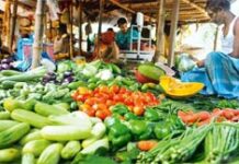 Vegetable prices decrease; rice, chicken, fish remain high