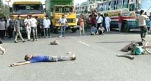 July Movement Activists Blocked Dhaka–Chattogram Highway in Feni
