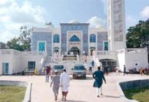 Model mosque opened for prayers