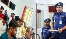 Journalists’ exchange of views with OC Mansur Ahmed