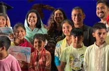 PM enjoys stage drama with family in city